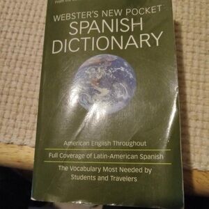 Webster pocket Spanish dictionary